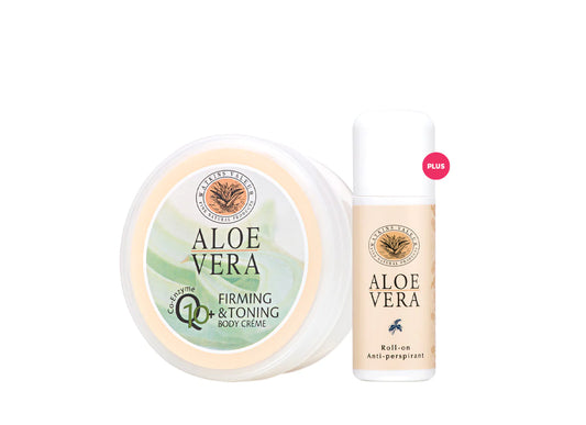 ALOE VERA FIRMING AND TONING BODY CRÈME 250ML PLUS ALOE VERA ANTI-PERSPIRANT ROLL-ON 50ML